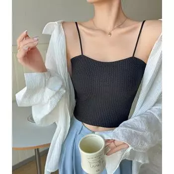 Ice Silk бесшовный маленький бюстгальтер с подтяжками и подкладками для груди, одна чашка, с жилетом внутри, женский бюстгальтер Pure Desire с запахом сзади One size