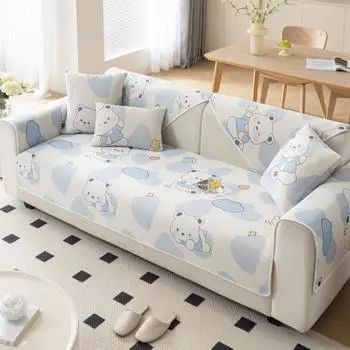 Ice silk sofa cushion summer mat seat cushion non-slip high-end cool idyllic summer sofa cushion new 70*70cm