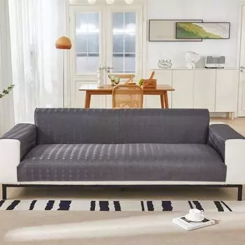 Подушка для дивана Ice Silk Summer Summer Summer Универсальный нескользящий простой чехол для дивана Чехол All-Inclusive Подушка из ротанга Прохладный коврик 70*70cm