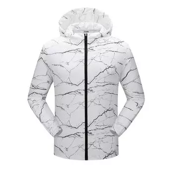 Ice Silk Sunscreen Clothes Summer New Thin Trench Coat Long Sleeve Trendy Men s and Women s Couple Sunscreen Shirts M