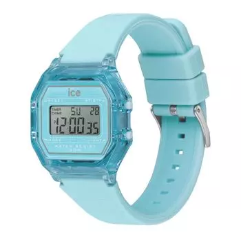 [Ice watch] Часы Ice watch мужские и женские 022888 ICE digit retro ice digit retro небесно-голубые прозрачные маленькие 32 мм