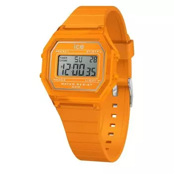 [Ice watch] Часы Ice watch мужские и женские 022886 ICE digit retro ice digit retro неоновые оранжевые прозрачные маленькие 32 мм