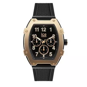 Ice Watch Genuine Watch Ice Boliday Black Rose Gold 023315 Силиконовый ремень [Ice Watch] [ICE boliday] Мужские многофункциональные