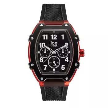 Ice Watch Genuine Watch Ice Boliday Black Red 023316 Силиконовый ремень [Ice Watch] [ICE boliday] Мужские многофункциональные
