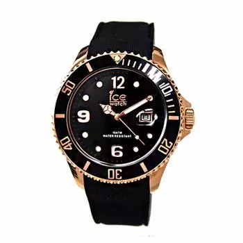 Ice watch ice steel ICE steel watch LARGE 016766 rose men s [204] (black gold) [item]