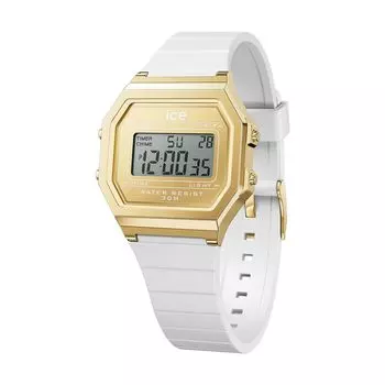 [Ice watch] Ice watch digital ladies 022049 Ice digit retro white gold small