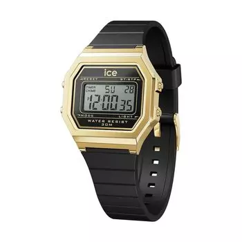 [Ice watch] Ice watch digital ladies 022064 ICE digit retro black gold small