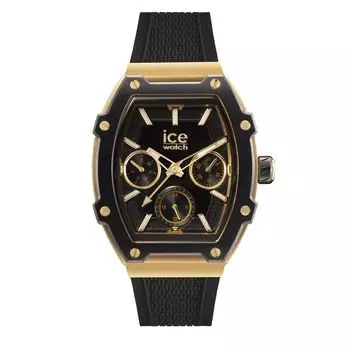 Ice Watch подлинный Ice Boliday черное золото 022865 силиконовый ремень [Ice Watch] женский многофункциональный