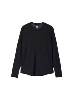 Icebreaker Футболка с длинным рукавом Cut and Sew W Merino 125 Cool Sphere III LS Tee Черный XS Женская футболка чёрный