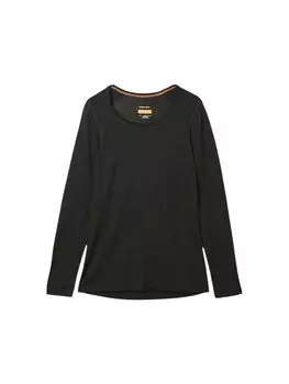 Icebreaker Женская футболка с длинным рукавом Cut and Sew 200 Oasis LS Scoop Черный M чёрный