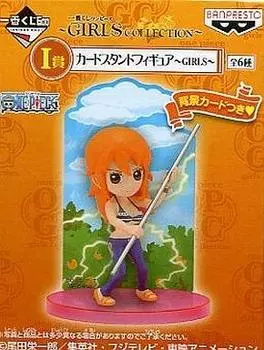 [Ичибан Кудзи] Фигурка-подставка для карточек Prize I One Piece ~ДЕВОЧКИ~ Нами