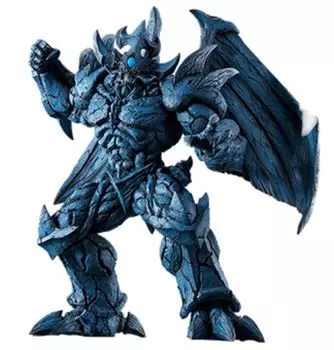 Ичибан Кудзи Серия Три Геншина Проявление B Приз Обелиск Гигантский Бог-Солдат Фигура Душа Статуя Демона Yu-Gi-Oh! том 4 синий