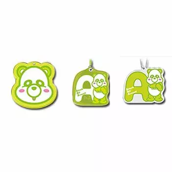 Ichiban Kuji AAA Eh Panda 2 Green Naoya Urata набор пропусков акриловый ключ Vol. 3-х частей (зеркало, футляр, цепочка)
