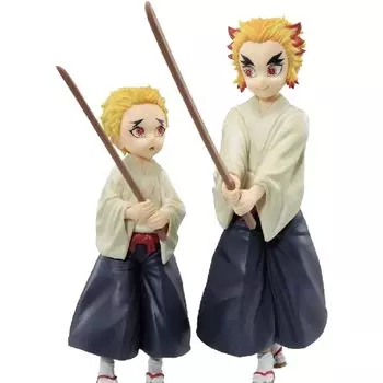 Ichiban Kuji B Prize Rengoku Anjuro Senjuro Figure no & ~Fumetsu Kizuna~ жёлтый