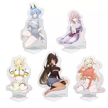 Ichiban Kuji Богиня NIKKE ГЛАВА 4 E Приз Акриловая Подставка Все 5 Типов Набор Победа