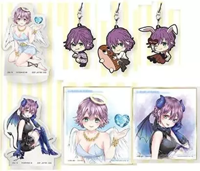 Ichiban Kuji Cuckoo s Fiance #Angel and devil intersect FGH Award 2 types of acrylic stand, 2 types of mini colored paper, 3 types of rubber strap