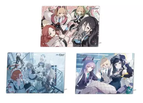 Ichiban Kuji D Prize E Prize F Prize Акриловая настольная игра Отдел разработки Отдел инженеров по уборке и очистке 3 типа набор Blue.Archive vol.2 &