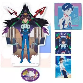 Ichiban Kuji Evangelion back The Beast CIJK Award визуальная рука 2 типа визуальных резиновых лотков набор Shinji Ikari код, подставка, полотенце, простыни,