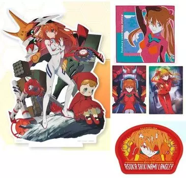 Ichiban Kuji Evangelion back The Beast EIJK Award Визуальная рука 2 типа визуального резинового лотка набор Shikinami Asuka Langley код, подставка, полотенце, простыни,