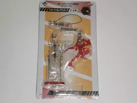 Ichiban Kuji Evangelion Новая Театральная Версия Третий Удар G Приз Двойная Фигурка Ремешок EVA Unit 2 x 7th Purpose Одиночный Предмет Eva Evangelion BANPRESTO