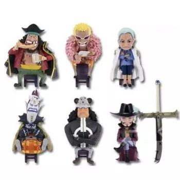 Ichiban Kuji Фигурка One Piece Seven Warlords of the Sea D Prize Seven Warlords of the Sea Conference Convening Members All 6 Types Set