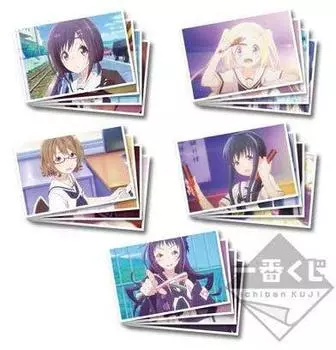 Ichiban Kuji Hanayamata H Prize Characteramide with voice 5 types set