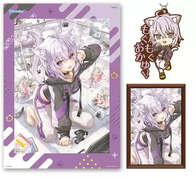 Ichiban Kuji Hololive Nekomata каша призовая рамка подставка резиновая подвеска Nekomata каша набор том 2 & & 3-х частей
