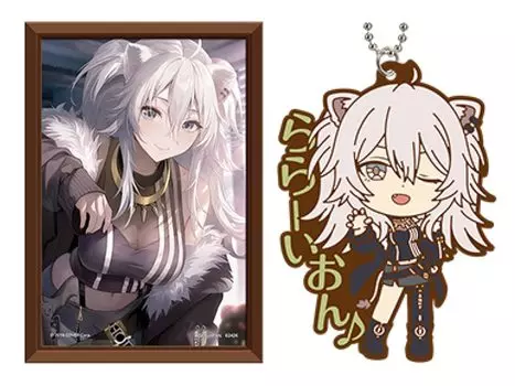 Ichiban Kuji Hololive Рамка-подставка с резиновыми подвесками Shishiro Botan, набор, том 2 и 2 предмета