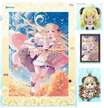 Ichiban Kuji Hololive Visual Chokokko frame rubber charm 4 types set Watame Kadomaki Vol.2 board, figure, stand,