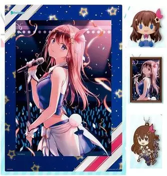 Ichiban Kuji Hololive Visual Chokokko Frame Rubber Charm Set of 4 Tokinosora Visual Board Vol.2 Доска, Фигурка, Подставка,
