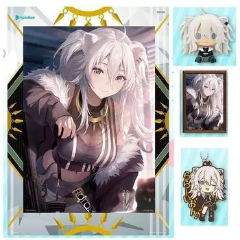 Ichiban Kuji Hololive Visual Chokokko, резиновая подвеска в оправе, набор из 4 видов Shishiro Botan Vol.2, доска, фигурка, подставка,