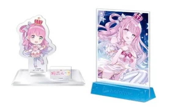 Ichiban Kuji Hololive vol.4 Mini Art Board Award & Kyun Chara Award Acrylic Stand Himemori Luna 2 types set