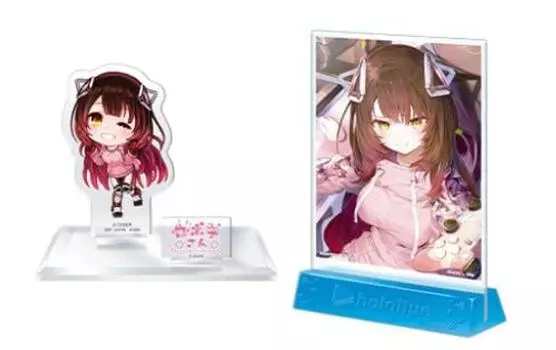 Ichiban Kuji Hololive vol.4 Мини-доска для художественной награды и награда за персонажа Kyun Акриловая подставка Roboko-san 2 типа Набор