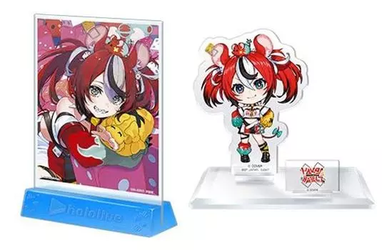 Ichiban Kuji Hololive vol.5 Мини-награда за художественную доску и награда Kyun Chara Акриловая подставка Hakos Bales Набор из 2 шт.