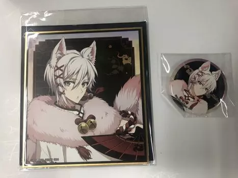 Ichiban Kuji IDOLiSH7 You Калейдоскоп Kuukou Togisuri 2 E Prize Mini Shikishi F Prize Can Badge Kujo Ten, набор из 2 предметов