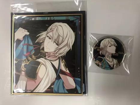 Ichiban Kuji IDOLiSH7 You Калейдоскоп Kuukou Togisuri 2 E Prize Mini Shikishi F Prize Can Badge Natsumiha, набор из 2 предметов