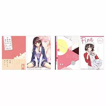 Ichiban Kuji Movie version How to Raise a Boring Girlfriend Fine F Prize Mini Poster with Message 2 types Saekano [Megumi Kato]