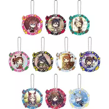 Ichiban Kuji Musume Pretty Derby 11th Edition H Prize Full Color Rubber Charm All 10 Types Set Uma.