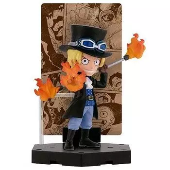 Ichiban Kuji One Piece ~Hot Bonds Edition~ E Фигурка-подставка для призовых карт Сабо Банпресто