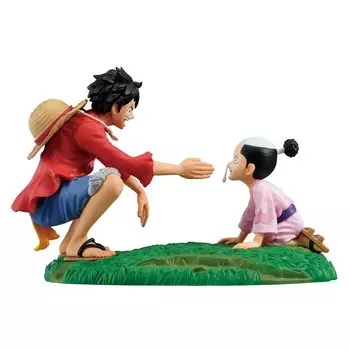 Ichiban Kuji One Piece New Dawn C Prize Revible Moment Luffy Momonosuke Ichibansho Figure One Piece Monkey Luffy Momonosuke Bandai Spirits Collector
