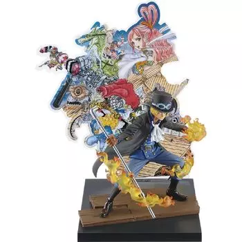 Ichiban Kuji One Piece WT100 Памятный рисунок Эйитиро Оды, оригинальный рисунок, Великий пират, сто просмотров F Prize Sabo, Великий пират, сто просмотров, фигурка, все