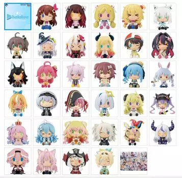 Ichiban Kuji ONLINE Limited Hololive Chokokko Collection Фигурка Chokokko Все 33 типа Набор Последний Приз Полный Полный Полный +