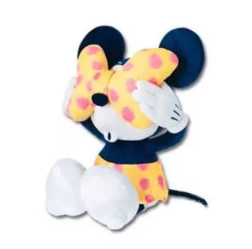 Ichiban Kuji ROCK THE Last One Приз Мягкая игрушка Last One Mickey & Minnie ТОЧКИ! Minnie Mouse вер.