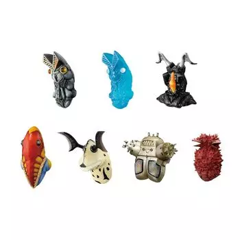 Ichiban Kuji Series Monster Super Encyclopedia F Prize Monster Head Guide Ultra Monster All 7 Types Set Ultra.Man vol.1