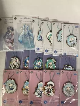 Ichiban Kuji Snow Miku Snow Miku Акриловая подставка All Stars Rubber Charm Всего 16 типов D Приз всего 2 типа E Приз всего 4 типа F Приз всего 5 типов
