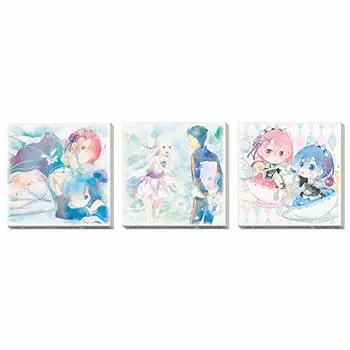 Ichiban Kuji Жизнь в другом мире от Zero Slumber Tea Party E Prize Canvas Board 3 типа Re