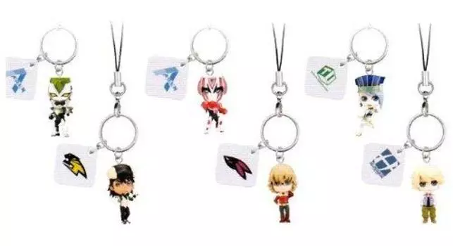 Ichiban Kujikyun Character World TIGER BUNNY H Prize Strap Set of 6 Types & #01