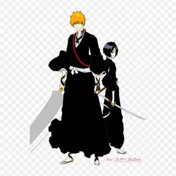 Ичиго и Рукия Ичиго Куросаки Рукия Кучики аниме Лрон на нашивки для сумки для одежды футболка термопереносные наклейки полосы аппликации