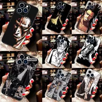 Ичиго Кенпачи Блич Манга Аниме Защитный чехол для iPhone 11 14 12 13 Pro Max Mini X XR XS Max 7 8 Plus SE 2020 Чехол для телефона iPhone 7