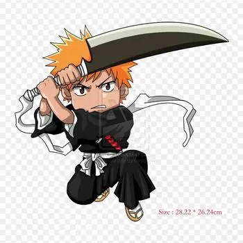 Ичиго мультфильм Ичиго Куросаки Ulquiorra Cifer аниме Lron на нашивки для сумки для одежды футболка термопереносные наклейки полосы аппликации